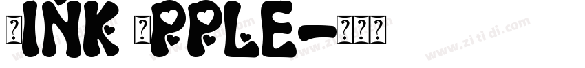 Pink Apple字体转换
